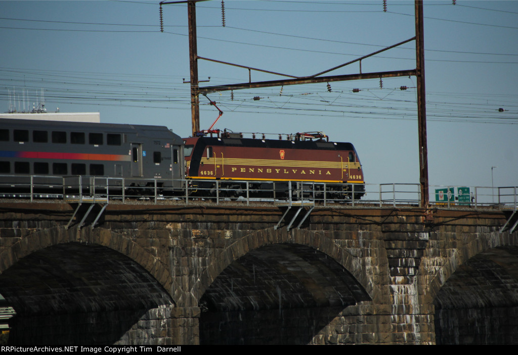 NJT 4636 on train 3844